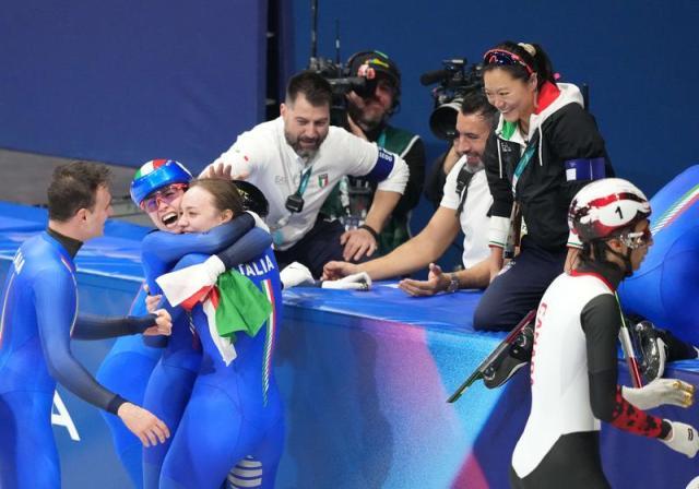 乐鱼娱乐平台-齐梦瑶，意大利短道混合接力金牌背后的中国女人